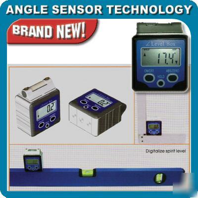Level box digital angle sensor protractor inclinometer