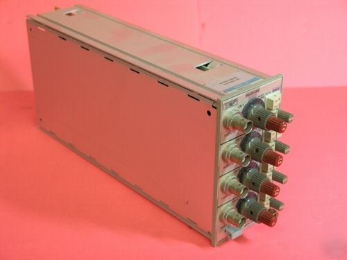 Tektronix 5A14N vertical amplifier, 4 trace plug-in.