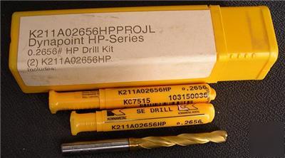 2 kennametal dynapoint hp 0.2656