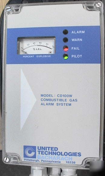 Bacharach CD100W combustible gas alarm system