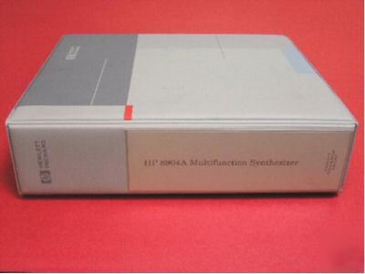 Hp 8904A multifunction synthesizer ops & calibration