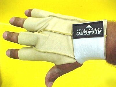 New allegro fingerless lifting anti-vibration gloves xl