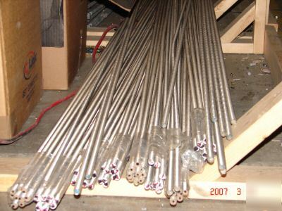  1/2-13 x 12 ft threaded 18-8 stainless steel rod 