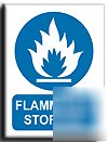 Flammable storage sign-s. rigid-200X250MM(ma-027-re)