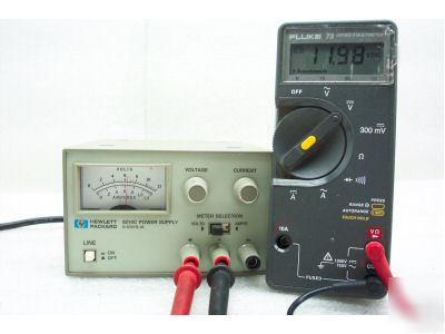 Hewlett packard hp 6214C power supply 0-10V, 1A *as is*