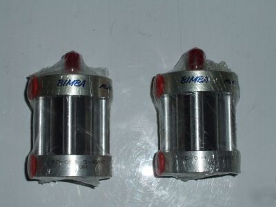 New (2) bimba flat-i fo-091.5-4FMT air cylinders