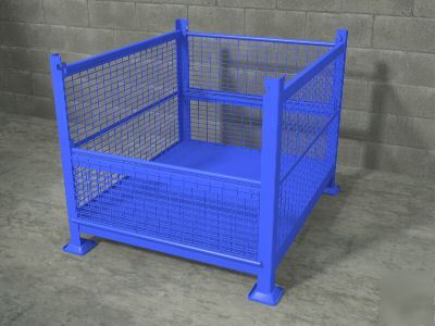 New steel mesh stackable shipping containers /baskets