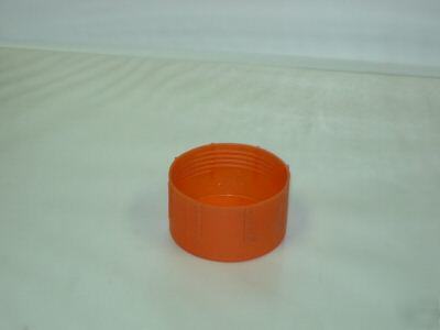 Threaded straight cap orange tc-20 fits 1-1/4