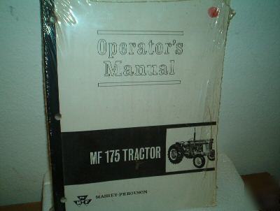 Massey ferguson 175 operators manual perkins gas & dei