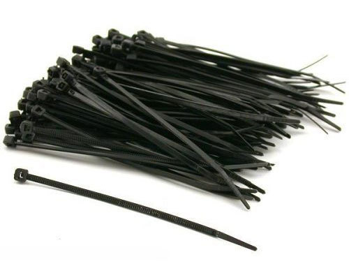New 100 uv black nylon cable ties 11