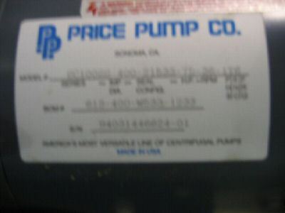 Price pump company pump