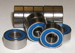 10 steel/metal S607-2RS 7X19X6 stainless ball bearings