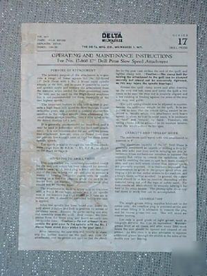 1943 delta instructions 17