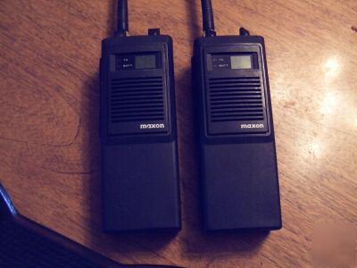 2 x maxon industrial radios 