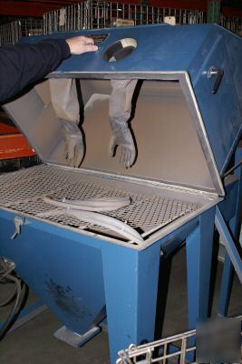 Econoline blast blaster cabinet siphon dust collector