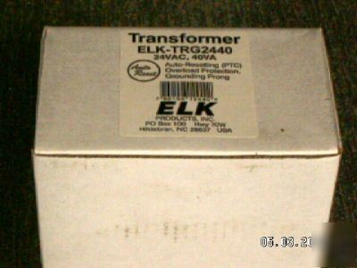 New elk TRG2440, 24VAC, 40VA, transformer, 