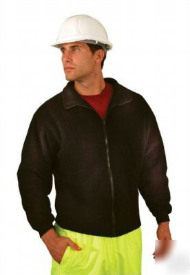 New occunomix lux-tjbj bomber safety jacket, large, 