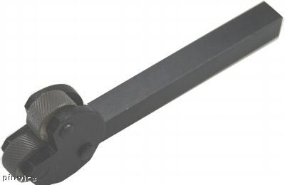 Pivot type lathe knurling tool - 1/2 square shank