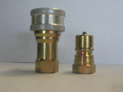 Quick coupler iso-b poppet style 3/8