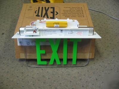 emergency exit sign. led emergency exit sign.