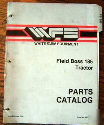 White field boss 185 tractor parts catalog book manual