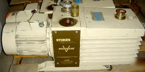 Stokes 023 microvane rotary vane high vacuum pump 55CFM