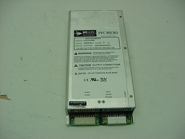 Vicor PC4-04-650 regulated dc power supply 5-15V 0-40A