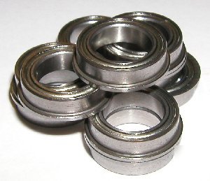 10 flanged bearing F67002Z 10 x 15 x 4 mm ball bearings
