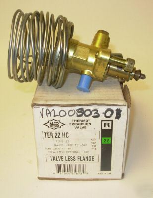 Alco thermal expansion valve less flange ter 22 hc R22