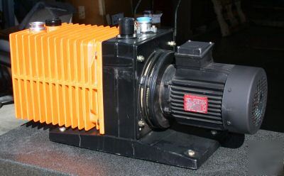 Alcatel direct drive 2063 vacuum pump, rebuilt, 42 cfm