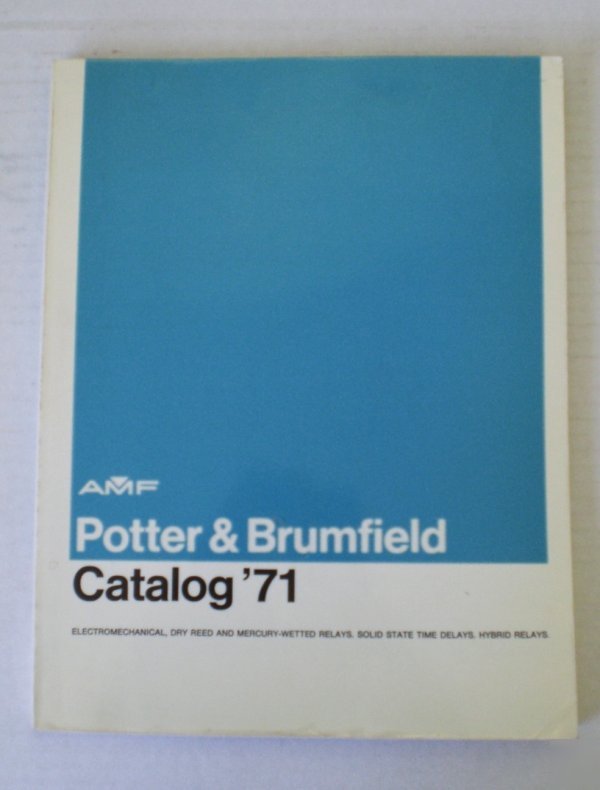 Amf potter & brumfield catalog '71