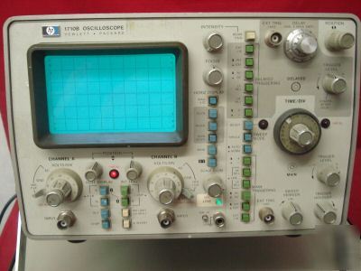 Hp 1710B oscilloscope, vg condition powers on