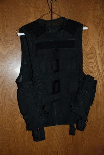 New utility molle tactical vest black 