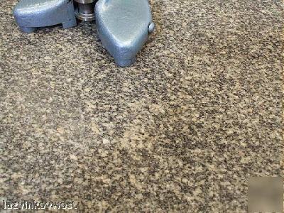 Rahn 2 ledge-granite surface plate complete with stand