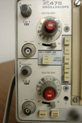 Tektronix 475 oscilloscope vg condition check this out
