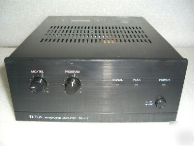Toa bg-115 integrated amplifier / mixer tested