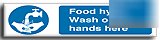 Wash only hands here signa.vinyl-300X75MM(ma-063-aj)