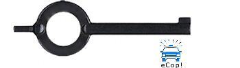 Zak tool zt 51 standard handcuff key - black 3 pack