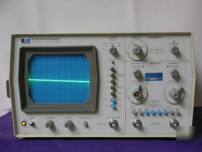 Hewlett packard 1222A oscilloscope dual channel