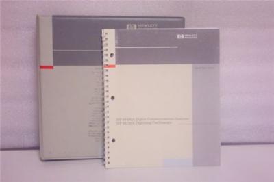 Hp 83480A & 54750A user's guide manuals