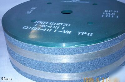 Large carborundum grinding wheel 14 x 4 x 11 GC60-H11-v