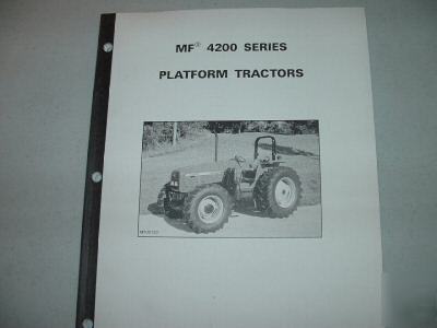 Massey ferguson 4200 series platform tractors guide