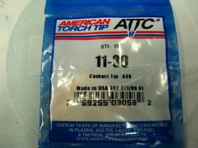 New 11-30 contact tip 10PC .030