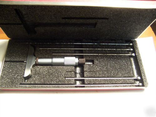 Starrett 0-6 inch depth micrometer no. 440