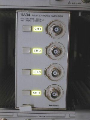 @ tektronix 11A34 four channel amplifier plug in @
