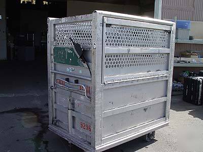 Aluminium postal cart container material handling