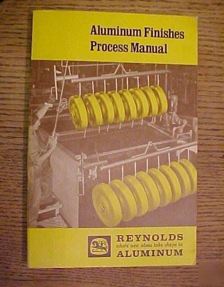 Aluminum finished process manual reynolds book