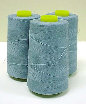 Machine sewing thread *3 spools* lt. blue