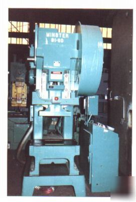 New 60 ton minster #B1-60 high speed press, 1979