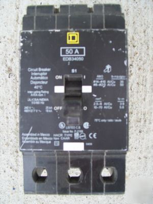 New square d bolt in circuit breaker 50 amp - EDB34050